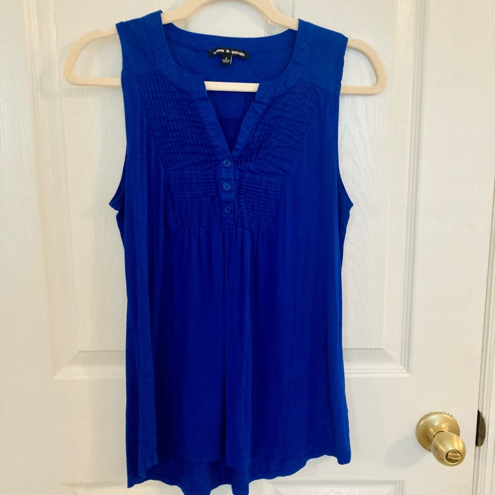 Royal blue blouse